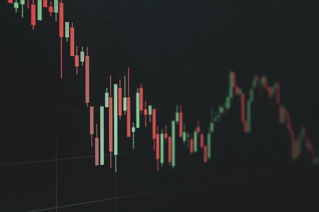 スワップポイントとは・金利差の仕組みをイメージしたFX取引チャート画面