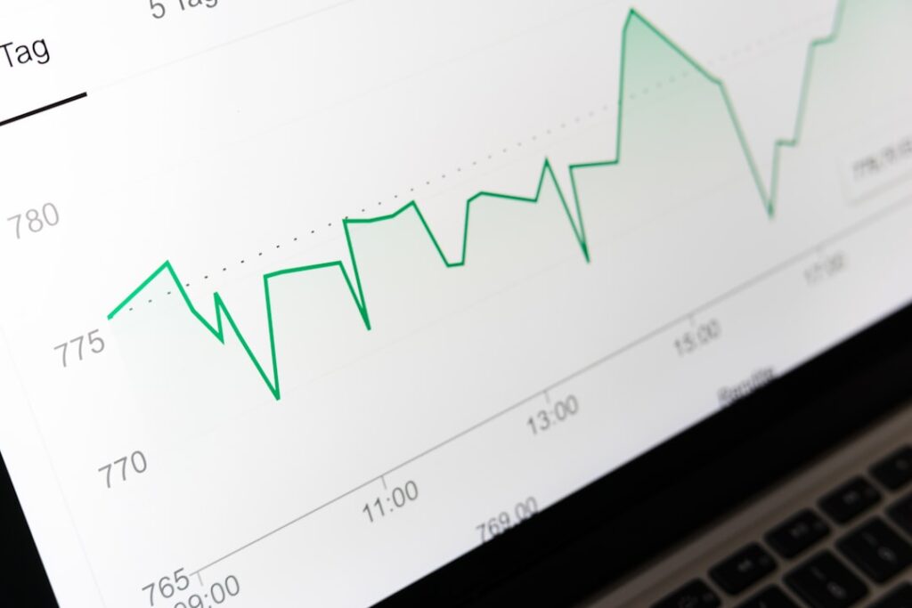 経済指標とFX相場の関係を示す金融チャートのイメージ