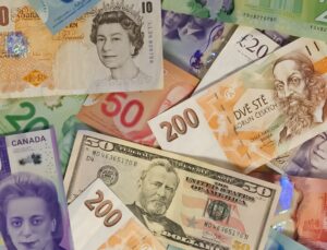 ユーロドルEUR/USDの為替チャートと通貨記号のイメージ